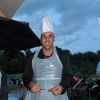 Cédric Pioline lors de la 1ère édition du Tee Break gourmand au golf d'Etiolles dans l'Essonne le 7 octobre 2014