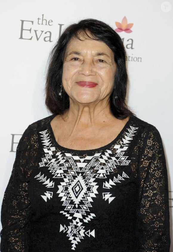 Dolores Huerta - Dîner de gala pour la fondation d'Eva Longoria au restaurant Beso à Los Angeles, le 9 octobre 2014.