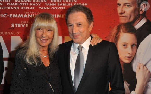 Exclu - Michel Drucker et sa femme Dany Saval à Paris le 11 septembre 2012. 