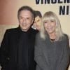 Michel Drucker et son épouse Dany Saval - People au concert de Vincent Niclo au Théâtre du Chatelet à Paris le 24 mai 2014.