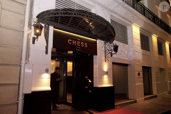 Inauguration du Chess Hotel au 6 Rue du Helder en partenariat avec Crush Magazine à Paris, le 10 octobre 2014.