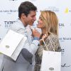 Caroline Receveur et son amoureux Valentin Lucas - Inauguration du Chess Hotel au 6 Rue du Helder en partenariat avec Crush Magazine à Paris, le 10 octobre 2014.