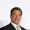 Arnold Schwarzenegger lors du "Sommet des régions pour le climat" au palais d'Iéna le 11 octobre 2014