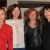 Marie-Anne Chazel, Alexandra Kazan, Éva Darlan et Mathilda May - Cocktail de lancement du livre "Garde-Robes" de Nathalie Garçon à l'Hôtel Régina à Paris, le 13 octobre 2014.