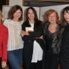 Marie-Anne Chazel, Alexandra Kazan, Nathalie Garçon, Éva Darlan et Mathilda May - Cocktail de lancement du livre "Garde-Robes" de Nathalie Garçon à l'Hôtel Régina à Paris, le 13 octobre 2014.