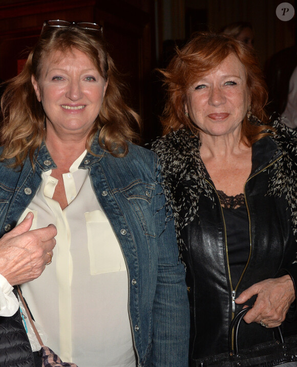 Charlotte de Turckheim et Éva Darlan - Cocktail de lancement du livre "Garde-Robes" de Nathalie Garçon à l'Hôtel Régina à Paris, le 13 octobre 2014.