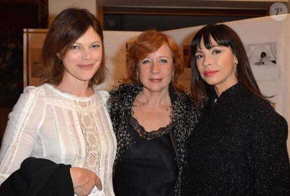 Alexandra Kazan, Éva Darlan et Mathilda May - Cocktail de lancement du livre "Garde-Robes" de Nathalie Garçon à l'Hôtel Régina à Paris, le 13 octobre 2014.