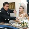Sarah Jessica Parker et Chris Noth sur le tournage de "Sex and the City " à New York, en 2007.