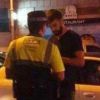 Gerard Piqué s'en prend à des policiers le 12 octobre 2014 à Barcelone
