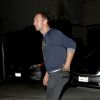 Chris Martin dans les rues de Los Angeles après avoir dîné avec son ex Gwyneth Paltrow, le 21 octobre 2014.