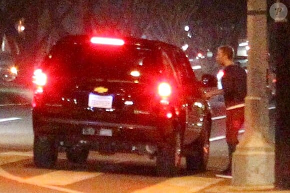 Gwyneth Paltrow et Chris Martin sont allés dîner ensemble au restaurant Katsuya de Los Angeles, le 21 octobre 2014.