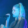 Exclusif - Le groupe London Grammar en concert au Palais des Sports à Paris, le 22 octobre 2014.