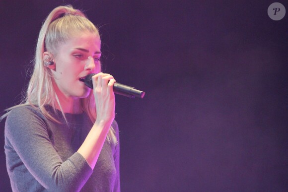 Exclusif - London Grammar en concert au Palais des Sports à Paris, le 22 octobre 2014.