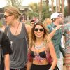 Vanessa Hudgens et Austin Butler assistent aux concerts du 2e week-end du Festival de musique de Coachella à Indio (Californie), le 18 avril 2014. 