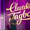 Claudia Tagbo lors de l'enregistrement de la soirée exceptionnelle Ce soir on rit avec Claudia Tagbo. Diffusion le mercredi 29 octobre à 20h50 sur TMC.