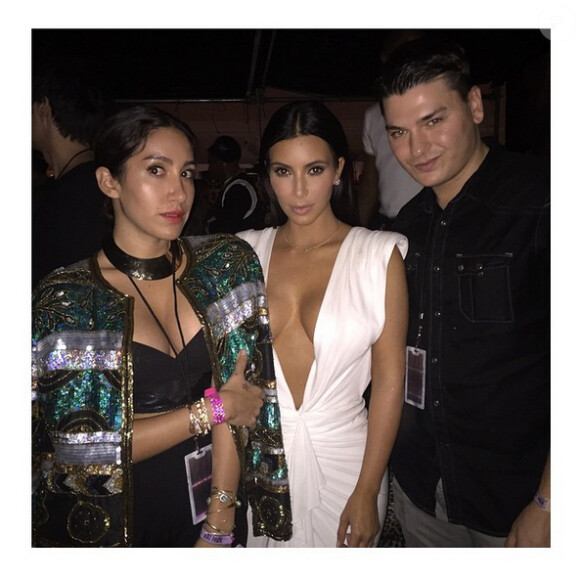 Kim Kardashian a célébré son 34e anniversaire au club Tao de Las Vegas le 24 octobre 2014 dans une robe scandaleuse