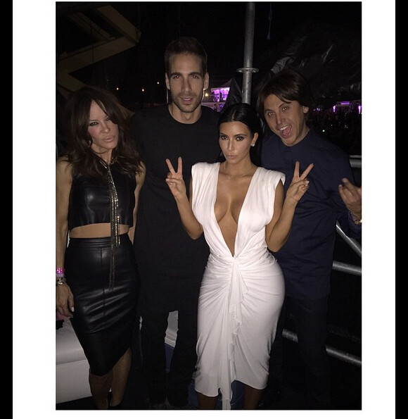 Kim Kardashian a célébré son 34e anniversaire au club Tao de Las Vegas le 24 octobre 2014