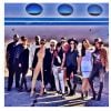 Kim Kardashian et sa bande, avant de s'envoler pour célébrer son anniversaire à Las Vegas le 24 octobre 2014
