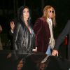 Cindy Crawford et Rande Gerber en Sonny et Cher, arrivent à la soirée d'Halloween de Casa Amigos à Beverly Hills le 24 octobre 2014