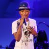 Pharrell Williams lors du festival "We Can Survive" au Hollywood Bowl à Los Angeles, le 24 octobre 2014.