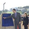Le roi Felipe VI et la reine Letizia d'Espagne visitaient le village de Boal en Asturies, le 25 octobre 2014, dans le cadre de la remise du prix Village exemplaire des Asturies 2014.
