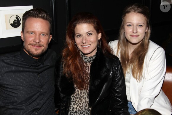 Will Chase, Debra Messing et Daisy Chase à New York, le 4 mai 2014