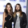 Alessandra Ambrosio et Jared Leto assistent à la soirée d'ouverture de la boutique Rimowa. New York, le 28 octobre 2014.