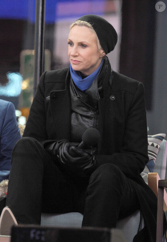 Jane Lynch à Times Square, New York, le 31 décembre 2013.