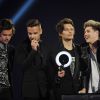 Harry Styles, Liam Payne, Louis Tomlinson, Niall Horan et Zayn Malik du groupe One Direction - Soirée des "Brit Awards 2014" en partenariat avec MasterCard à Londres, le 19 février 2014.