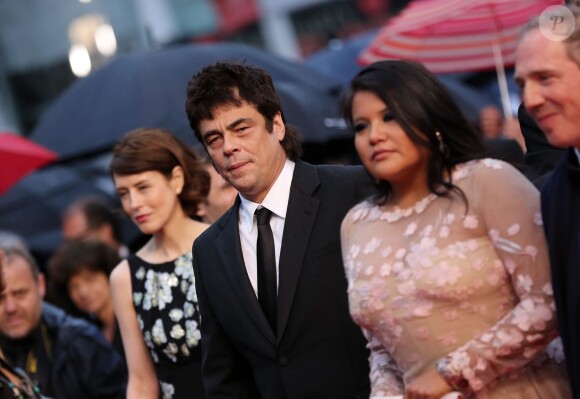 Gina McKee, Benicio Del Toron, Misty Upham lors du 66e Festival du film de Cannes le 18 mai 2013