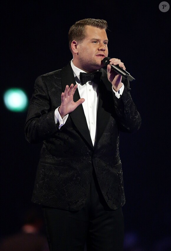 James Corden during the 2014 Brit Awards at the O2 Arena, London, UK on February 19, 2014. Photo by Yui Mok/PA Wire/ABACAPRESS.COM20/02/2014 - London