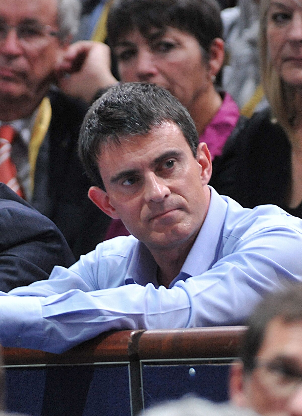Vidéo Manuel Valls, le premier ministre lors de la demifinale qui