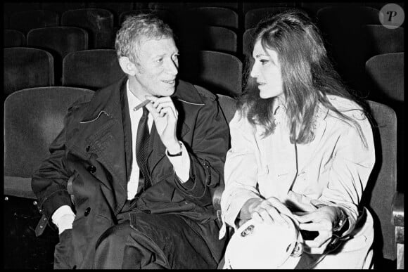 Dalida et Lucien Morisse à l'Olympia de Paris, en 1967. 