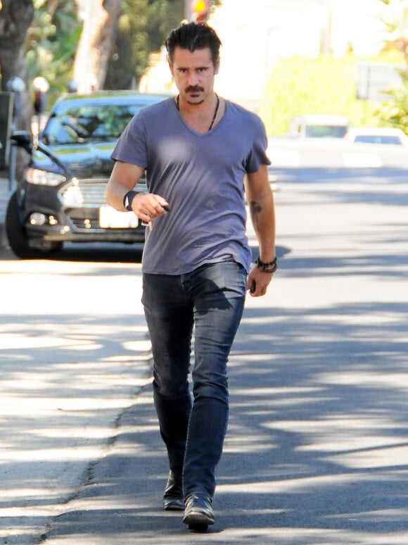 Colin Farrell à Los Feliz. Le 23 septembre 2014.