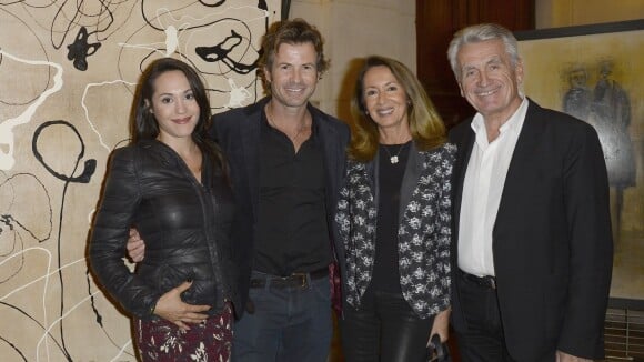 Candice Hugo ravissante pour soutenir son mari avec sa maman Nicole Coullier