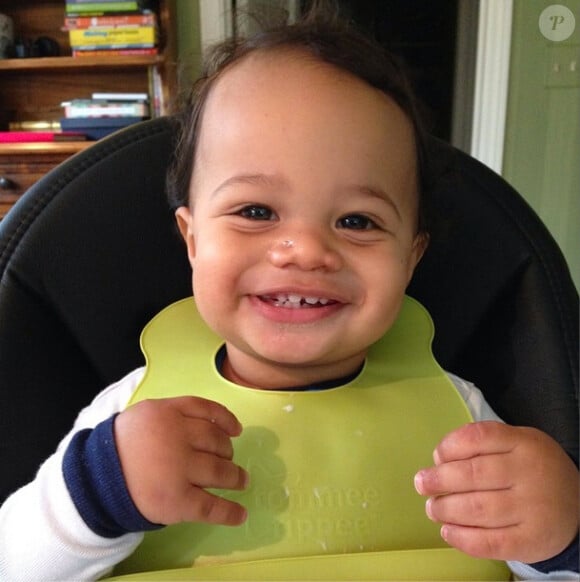 Rocco, premier enfant de Donald Faison et CaCee Cobb, la joie de vivre incarnée. Photo Instagram, 2014.