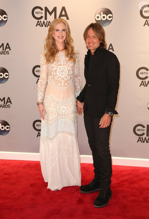 Nicole Kidman et Keith Urban lors de la cérémonie des CMA Awards à Nashville, le 5 novembre 2006.