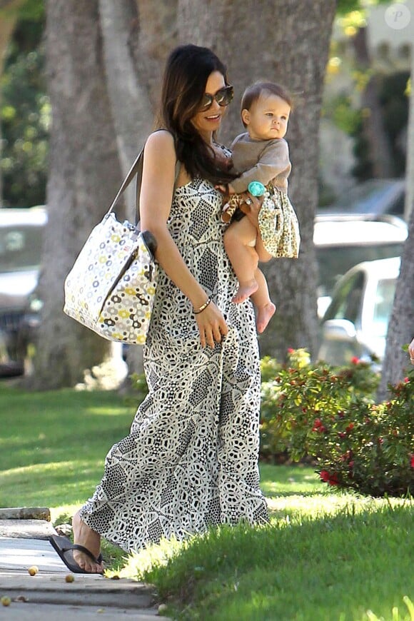 Jenna Dewan-Tatum avec sa fille Everly à Los Angeles le 12 mai 2014