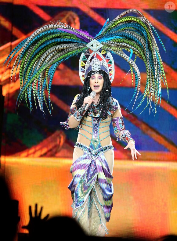 Cher, sur une scène à Vancouver au Canada, le 27 juin 2014