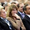 Bernadette Chirac, Carla Bruni-Sarkozy, Nicolas Sarkozy - Réunion publique de Nicolas Sarkozy, candidat à la présidence de l'UMP à Paris, le 7 novembre 2014. 