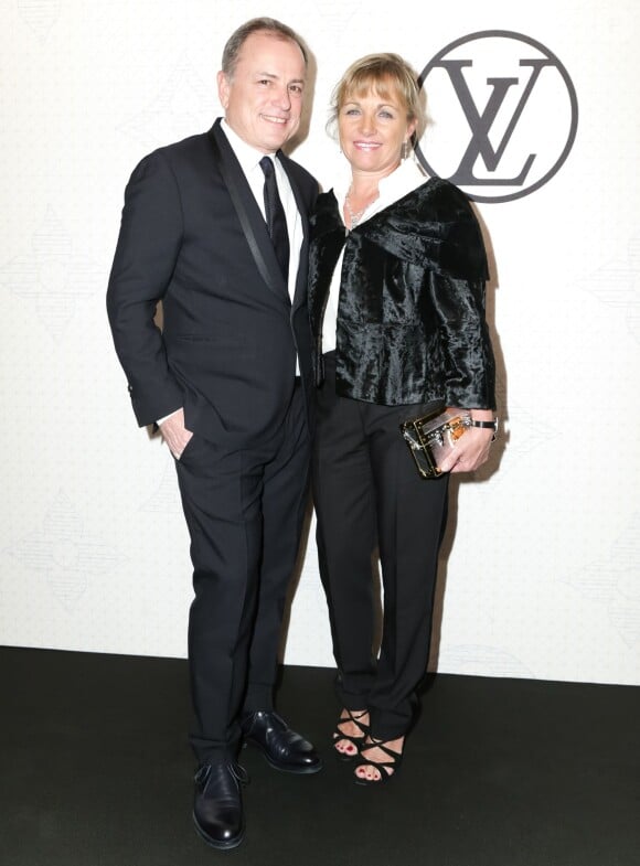 Michael et Brigitte Burke assistent au dîner "Louis Vuitton celebrating Monogram" organisé par Louis Vuitton au MoMA. New York, le 7 novembre 2014.