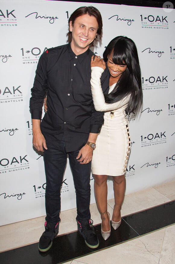 Jonathan Cheban et Malika Haqq au 1OAK à Las Vegas, le 7 novembre 2014.