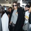 Khloé Kardashian rentre de Londres avec sa soeur Kim. Los Angeles, le 9 novembre 2014.