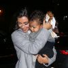 Kim Kardashian et sa fille North à New York. Le 7 novembre 2014.