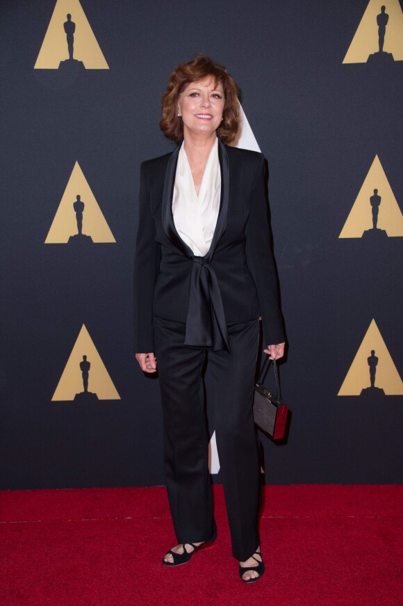 Susan Sarandon lors des Governors Awards à Hollywood, le 8 novembre 2014.