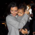  Kim Kardashian et sa fille North à New York, le 7 novembre 2014. 