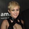 Miley Cyrus lors de la soirée amFAR Inspirational gala à Los Angeles, le 29 octobre 2014.