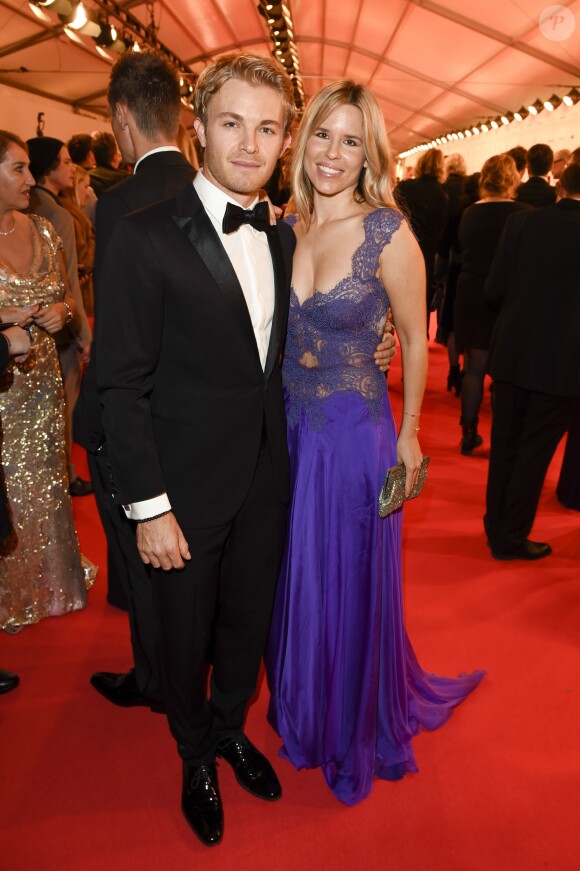 Nico Rosberg et sa femme Vivian Sibold - Cérémonie des Bambi Awards à Berlin le 13 novembre 2014