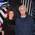 Exclusif - Catherine Houard et Lionel Jospin - Vernissage de l'Exposition "Murs-Murs" de Jerôme Revon à la galerie Catherine Houard à Paris le 13 novembre 2014.