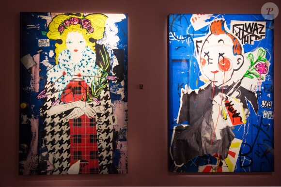 Exclusif - Vernissage de l'Exposition "Murs-Murs" de Jerôme Revon à la galerie Catherine Houard à Paris le 13 novembre 2014.
